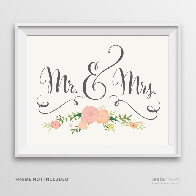 AP10775-Andaz-Press-Wedding-Party-Signs,-Watercolor-Floral-Roses-Print,-8.5-inch-x-11-inch,-Mr.-_-Mrs.,-1-Pack