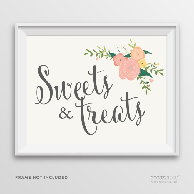 AP10806-Andaz-Press-Wedding-Party-Signs,-Watercolor-Floral-Roses-Print,-8.5-inch-x-11-inch,-Sweets-_-Treats-Dessert-Table-Sign,-1-Pack