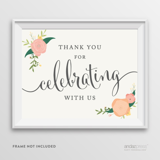 AP10811-Andaz-Press-Wedding-Party-Signs,-Watercolor-Floral-Roses-Print,-8.5-inch-x-11-inch,-Thank-You-for-Celebrating-With-Us,-1-Pack