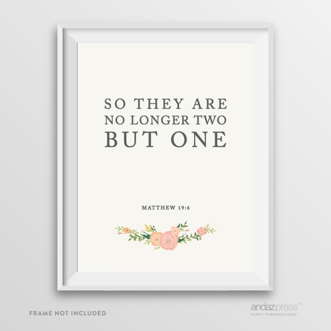 AP10818-Andaz-Press-Biblical-Wedding-Signs,-Watercolor-Floral-Roses-Print,-8.5-inch-x-11-inch,-So-They-are-no-Longer-Two,-But-One,-Matthew-19-6,-Bible-Quotes,-1-Pack