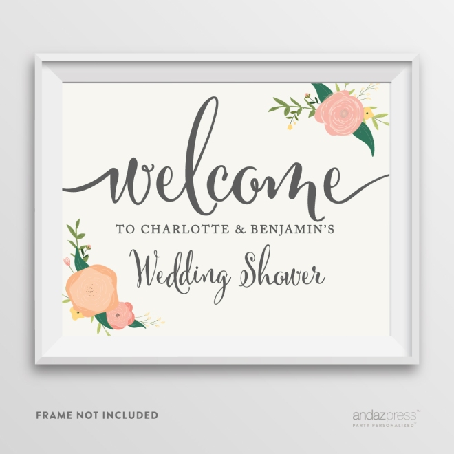 AP10838-Andaz-Press-Personalized-Wedding-Party-Signs,-Watercolor-Floral-Roses-Print,-8.5-inch-x-11-inch,-Welcome-to-Charlotte-_-Benjamin's-Wedding-Shower-Sign,-1-Pack,-Custom-Made-Any-Names
