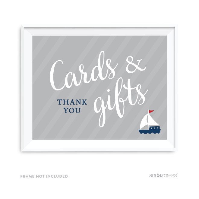 AP57746 Andaz Press Nautical Collection, Cards _ Gifts Party Sign, 8.5x11-inch, 1-pack, For Ocean Sailor Bon Voyage Adventure Inspired Birthday, Baby Bridal Shower, Baptism-01