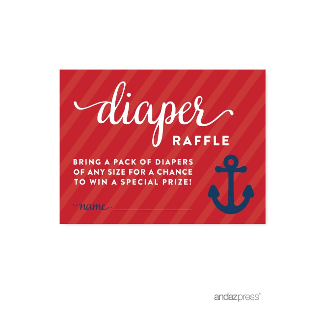 AP57763 Andaz Press Nautical Baby Shower Collection, Diaper Raffle Cards, 30-pack-01